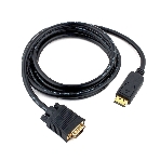 Кабель DisplayPort->VGA Cablexpert CCP-DPM-VGAM-6, 1,8м, 20M/15M, черный, экран, пакет, фото3