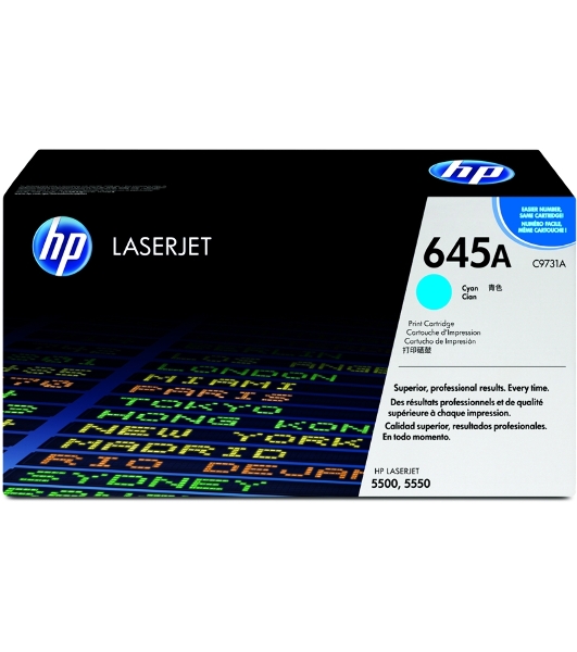 Картридж лазерный HP C9731A голубой для LJ 5500 12000 стр.