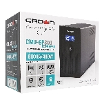 Источник бесперебойного питания Crown CMU-SP800EURO LCD/800 ВА/450 Вт/4 x евророзетка с заземлением (Schuko), фото5