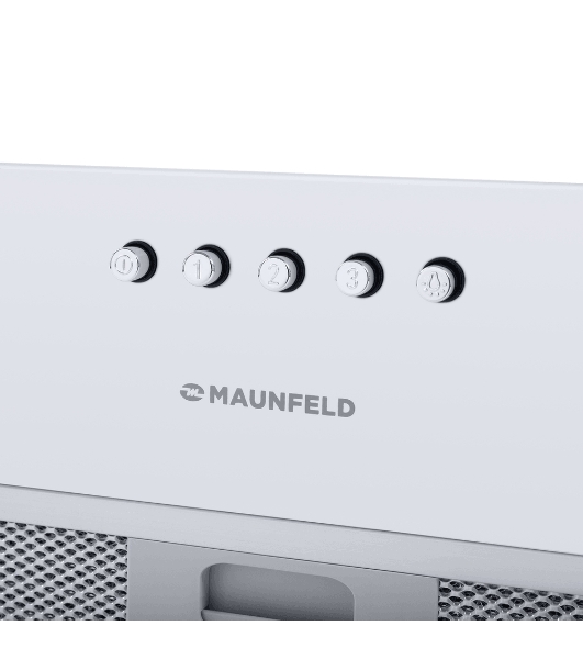 Вытяжка встраиваемая Maunfeld Crosby Power 50 белый, 50 см, 1050 куб. м/ч, 51.8 дБ