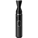 Триммер Philips для носа и ушей, черный, корпус - пластик, 3 насадки-гребня, насадка - триммер, щеточка для очистки, мягкий чехол, батарейка, фото10