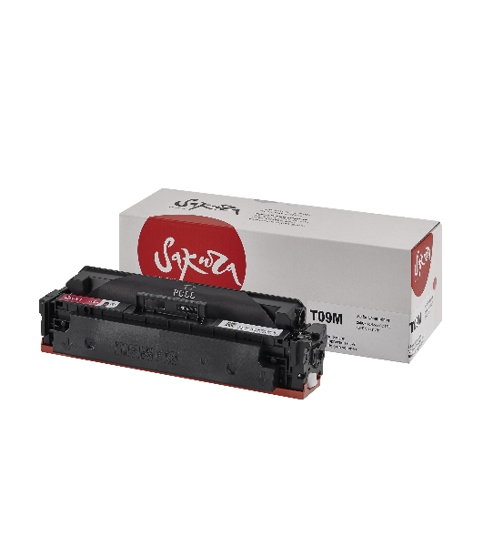Картридж Sakura T09M-ECO (3018C006) для Canon, пурпурный, 5900 к. (чип без счетчика копий)
