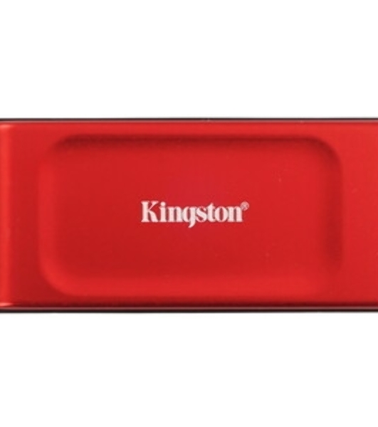 Внешний SSD Kingston XS1000, 2TB, USB 3.2 Gen 2 Type-C, R/W 1050/1000, черный