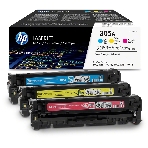Картридж лазерный набор HP CF370AM № 305A голубой/пурпурный/желтый CLJ M451 (CE411A+CE412A+CE413A), фото6