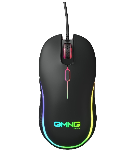 Мышь проводная Oklick GMNG 723GM черный, 3200 dpi, USB, кнопки - 6