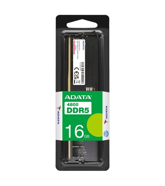 Оперативная память ADATA, DDR5, 16GB (1x16GB), 4800MHz, CL40, UDIMM