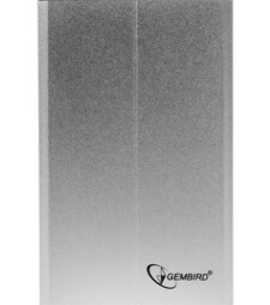 Внешний корпус для HDD Gembird EE2-U3S-2-S 2.5' EE2-U3S-2-S, серебро, USB 3.0, SATA, металл