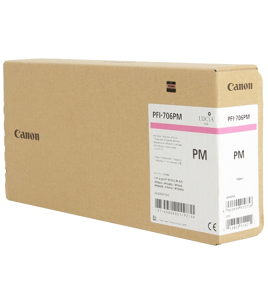 Картридж струйный Canon PFI-706 PM фото пурпурный для iPF8300S/8400/9400S/9400 (6686B001)
