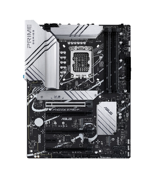 Материнская плата ASUS PRIME Z790-P, LGA 1700, Intel Z790, 4xDDR5, 4xSATA, 3xM.2 PCIe 4.0 x4, 1xPCIe 5.0 x16, 3xPCIe x4, 1xPCIe x1, 1xHDMI, 1xDP, 1xUSB-C 3.2 Gen 2x2, 1xUSB 3.2 Gen 2, 2xUSB 3.2 Gen 1, 4xUSB 2.0, 1x 2.5Gb LAN, 3x3.5 мм, 7.1, ATX