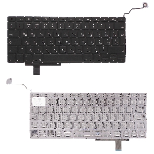 Клавиатура для ноутбука Macbook A1297 черная, большой Enter