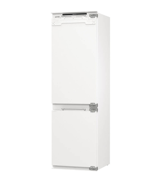 Встраиваемый холодильник Gorenje NRKI517E82WF, полезный объем 244 л, электронное управление, цифровой дисплей, автоматическое размораживание No Frost, быстрое замораживание, интенсивное охлаждение, зона свежести с контролем влажности, инверторный компрессор, энергоэффективность А+