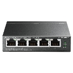 Коммутатор TP-Link 5-Port Gigabit Unmanaged Switch with 4-Port PoE+, metal case, desktop mount, PoE budget 40W., фото 1