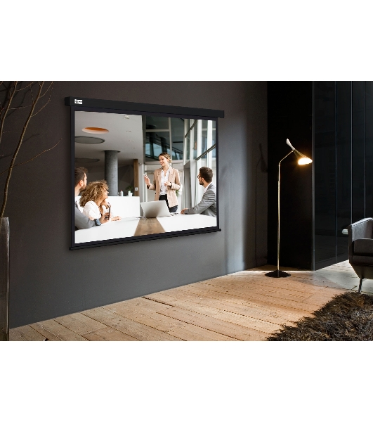 Экран Cactus 168x299см Wallscreen CS-PSW-168X299-BK 16:9 настенно-потолочный рулонный черный