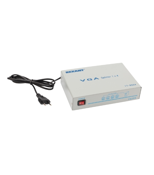 Делитель Rexant гнездо VGA на 4 гнезда VGA, 150 МГц, металл