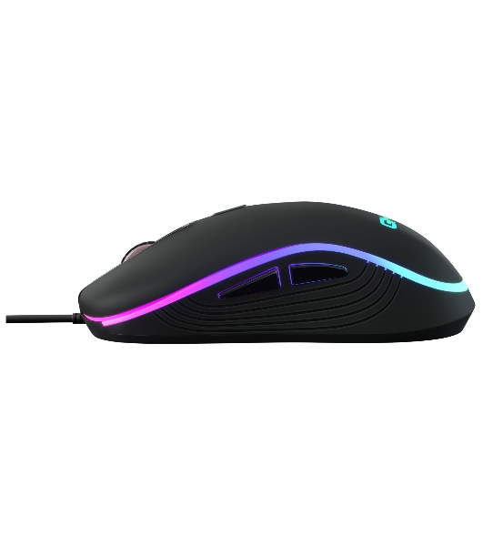 Мышь проводная Oklick GMNG 723GM черный, 3200 dpi, USB, кнопки - 6