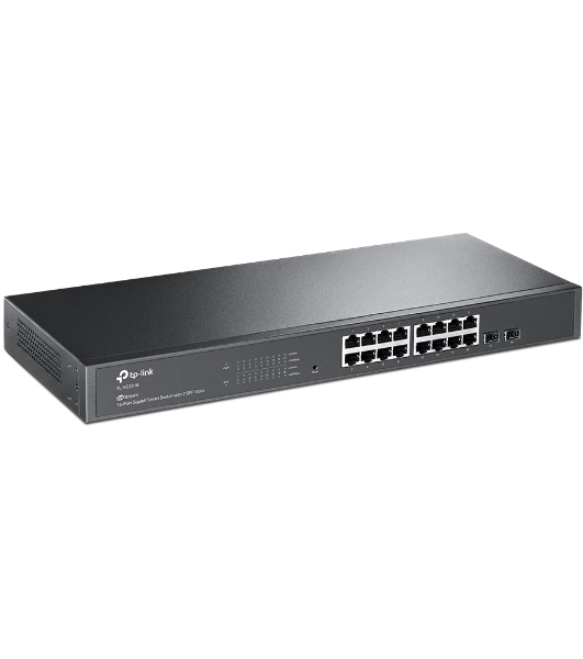 Коммутатор TP-Link Jetstream 16-port gigabit smart switch with 2-gigabit uplink ports