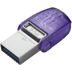 Флешка USB Kingston DataTraveler microDuo 3C (DTDUO3CG3/64Gb), 64Gb, USB 3.2 Gen 1/Type-C, R/W 200/15, фиолетовый, фото3