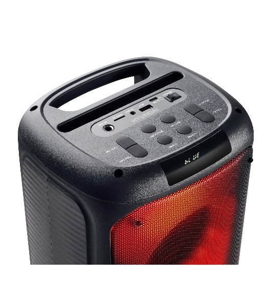 Минисистема Hyundai H-MC1231 черный 40Вт FM USB BT micro SD