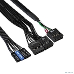 Компьютерный корпус Minitower ExeGate EX291140RUS BAA-105-01AAA350 (mATX, БП AAA350 с вент. 8см, 2*USB, аудио, черный), фото5