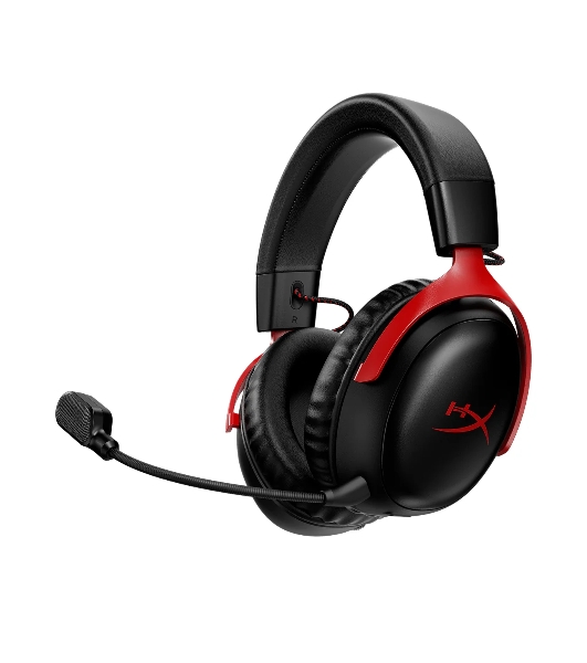 Гарнитура HyperX Cloud III чёрный-красный, беспроводная, радиоканал