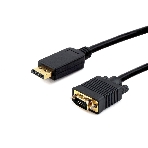 Кабель DisplayPort->VGA Cablexpert CCP-DPM-VGAM-10, 3м, 20M/15M, черный, экран, пакет, фото3