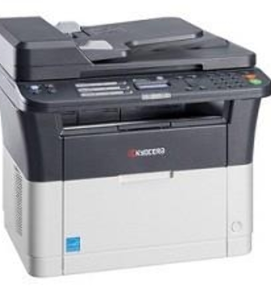 МФУ лазерное Kyocera Ecosys FS-1025MFP (1102M63RU0/1102M63RUV/1102M63RU2/1102M63NX2/1102M63DZ2), A4, ч/б, печ. до 25 стр/мин., скан. до 18 стр/мин. (ч/б) 6 стр/мин. (цвет), 600 x 1800 dpi (печать) 600x600dpi (скан), USB, RJ-45
