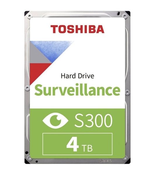 Жесткий диск Toshiba HDD SATA3 4Tb Surveillance S300 (SMR) 5400 256Mb (analog HDWT740UZSVA)
