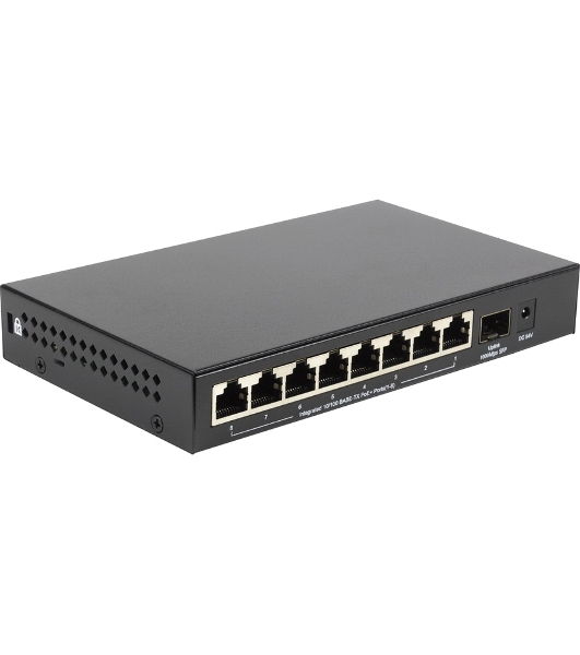 Коммутатор неуправляемый 9-портовый PoE ORIGO OS1209P/A1A 10/100 Мбит/с