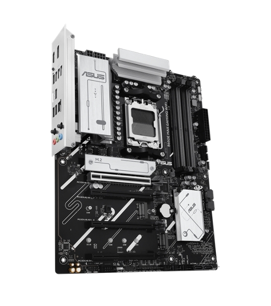 Материнская плата ASUS B650E MAX GAMING WIFI, AM5, AMD B650, 4xDDR5, 4xSATA, 3xM.2, 1xPCIe 5.0 x16, 1xPCIe 4.0 x16, 2xPCIe 3.0 x1, 1xDP, 1xHDMI, 1x2.5Gb LAN, Wi-Fi 6E, Bluetooth 5.3, 4xUSB-A 10Gbps, 1xUSB-C 10Gbps, 2xUSB-A 5Gbps, 2xUSB-A 2.0, 3x3.5 мм, 7.1, ATX