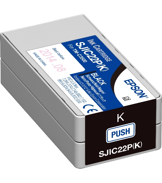 Картридж струйный SJIC22P(K): INK CARTRIDGE FOR TM-C3500 черный