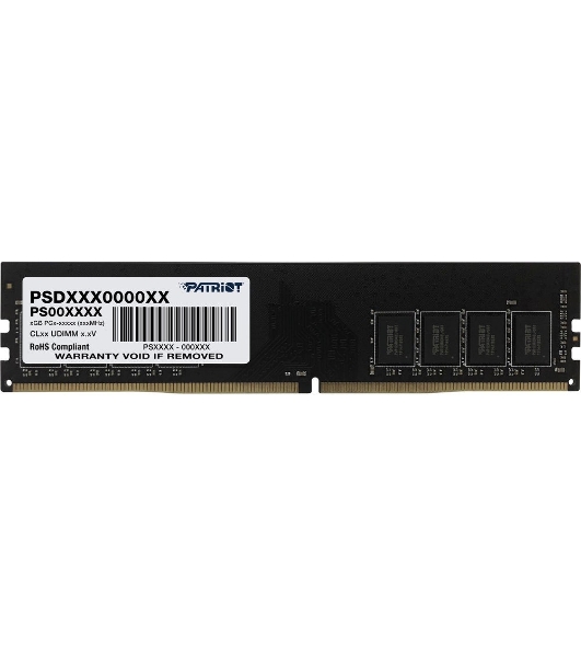 Оперативная память Patriot Signature, DDR4, 16GB (2x8 GB), 3200 MHz, CL22, DIMM