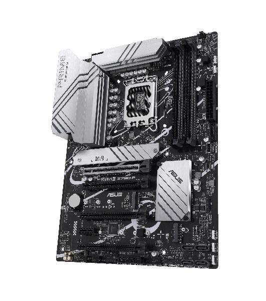 Материнская плата ASUS PRIME Z790-P, LGA 1700, Intel Z790, 4xDDR5, 4xSATA, 3xM.2 PCIe 4.0 x4, 1xPCIe 5.0 x16, 3xPCIe x4, 1xPCIe x1, 1xHDMI, 1xDP, 1xUSB-C 3.2 Gen 2x2, 1xUSB 3.2 Gen 2, 2xUSB 3.2 Gen 1, 4xUSB 2.0, 1x 2.5Gb LAN, 3x3.5 мм, 7.1, ATX