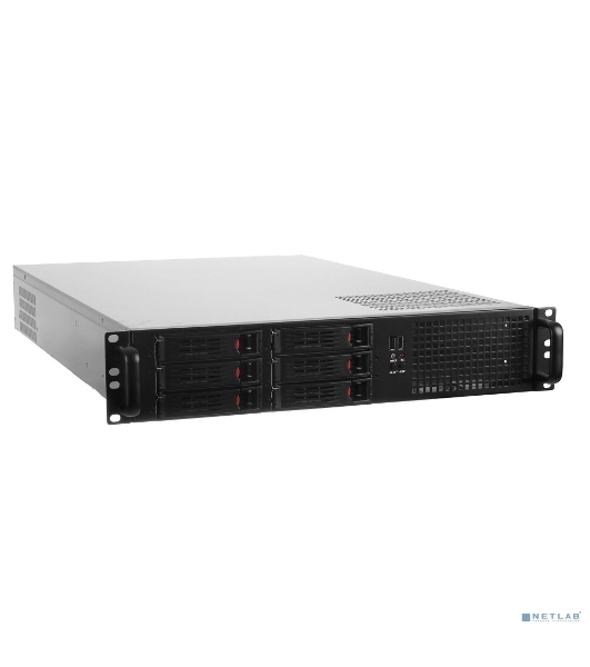 Серверный корпус ExeGate Pro 2U660-HS06 (RM 19', высота 2U, глубина 660, БП 700ADS, 6xHotSwap, USB)