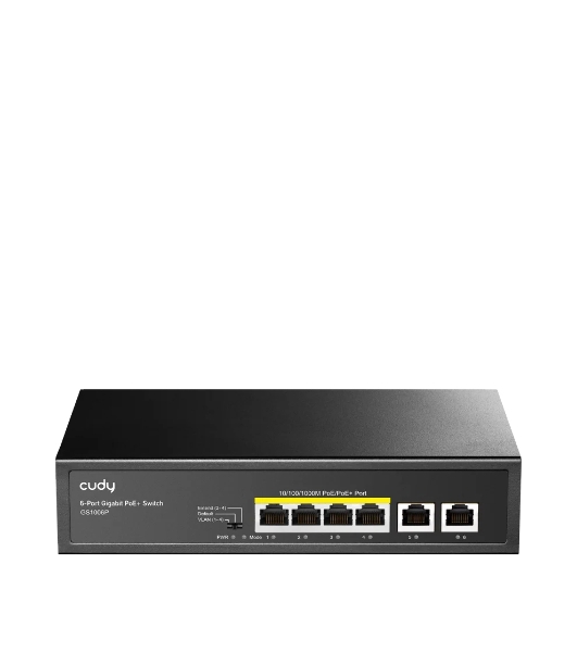 Коммутатор Cudy GS1006P, 6×1 Гбит/с