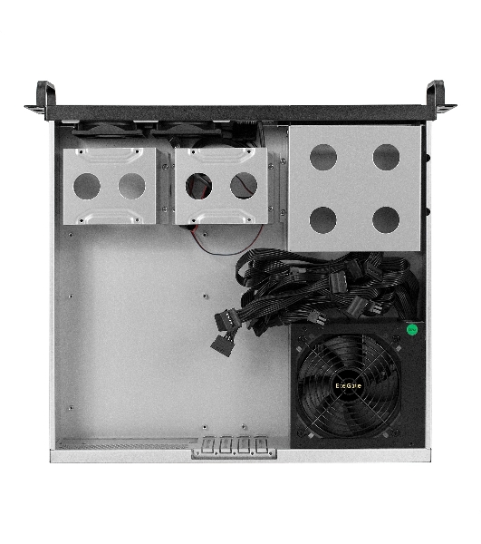 Серверный корпус ExeGate Pro 2U400-04 (RM 19', высота 2U, глубина 400, БП 900PPH-SE, 2*USB)