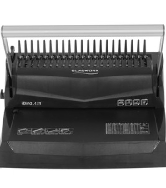 Переплетчик Gladwork iBind A15 A4/перф.15л.сшив/макс.450л./пластик.пруж.-51мм)