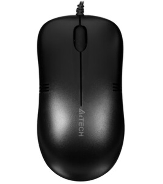 Мышь проводная A4Tech OP-560NUS черный, 1200 dpi, USB, кнопки - 3