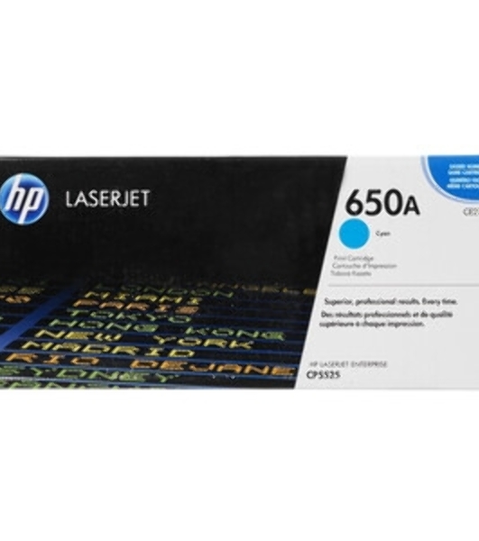 Картридж лазерный HP CE271A голубой для CLJ CP5520/5525 15000 стр.