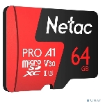 Флеш карта MicroSD card Netac P500 Extreme Pro 64Gb, retail version w/o SD adapter, фото7