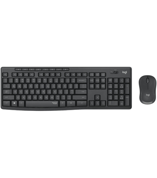Комплект клавиатура+мышь Logitech MK295 беспроводной, USB, чёрный