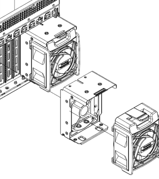 Набор охлаждения Supermicro SC747B X10 Passive GPU Kit