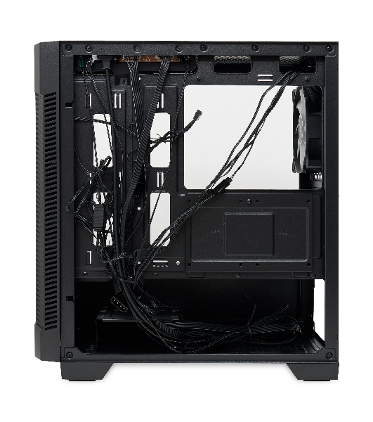 Компьютерный корпус HSPD M330, Mesh Mini-tower, черный, TG, 0.6 SPCC, 3x120mm ARGB mATX, mITX 175/330/160mm 2x2.5', 2x3.5', 4xPCI 1xUSB-A 3.0, 2xUSB-A1.0 365x216x405mm
