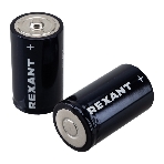 Батарейка алкалиновая Rexant D/LR20 1,5В блистер 2 шт., фото 1