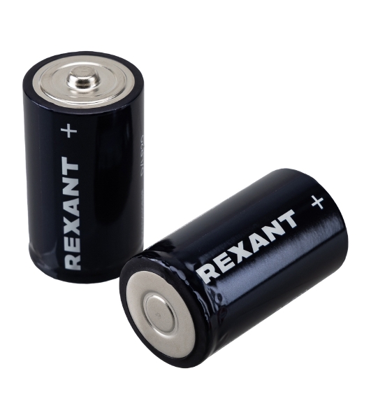 Батарейка алкалиновая Rexant D/LR20 1,5В блистер 2 шт.