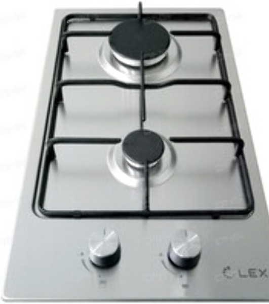 Газовая варочная панель LEX GVS 320 IX1000/3000Вт 2конфорки нерж.сталь