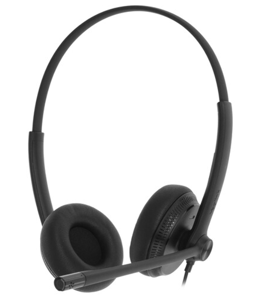 Гарнитура Yealink YHS34 Dual чёрный, проводная