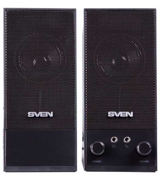 Акустическая система SVEN SPS-604 2.0 черный 4Вт