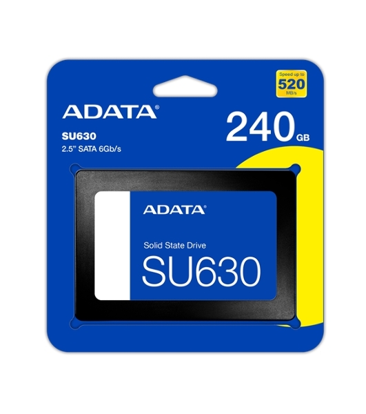 Накопитель SSD ADATA SU630, 240Gb, SATA III, 2.5', R/W 520/450