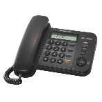 Телефон проводной Panasonic KX-TS2358RUB черный АОН,Caller ID,ЖКД,блокировка набора,выключение микрофона,кнопка 'пауза', фото2