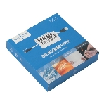 Кабель USB 2.0 HOCO X21, силиконовая оплетка, AM/microBM, бело-черный, 1м, фото2
